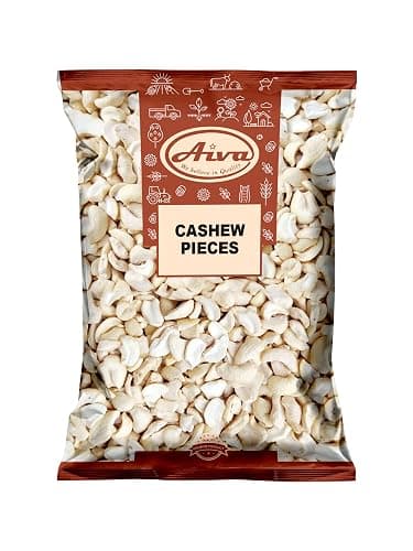 AIVA - Cashew Pieces Raw Premium Grade, 5 lb Bulk, Unroasted & Unsalted Cashews for Cooking, Baking & Topping