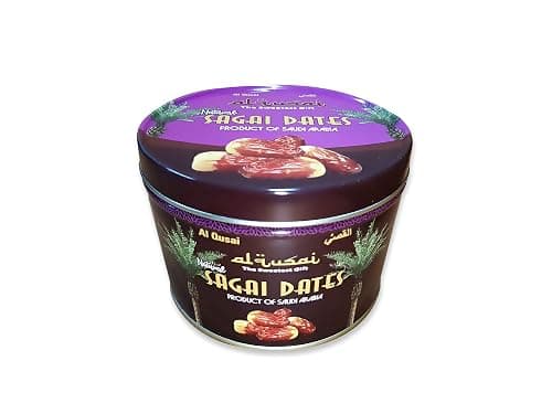 Al Qusai Sagai / Segai / Sugai Dates 500gm Tin Pack