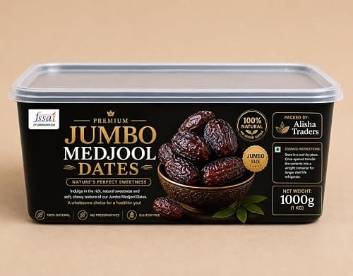 Alisha Traders Jumbo Medjool Dates 1 kg
