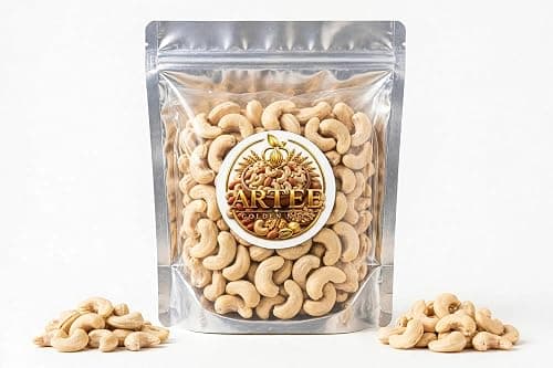 Artee Golden Nuts W180 Kings of Cashews 100% Natural & Pure 500g
