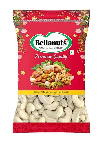 Bellanuts Cashew | 400 Gram | Kaju Nuts Grade W180 I Premium Whole Cashews | Whole Crunchy Cashews