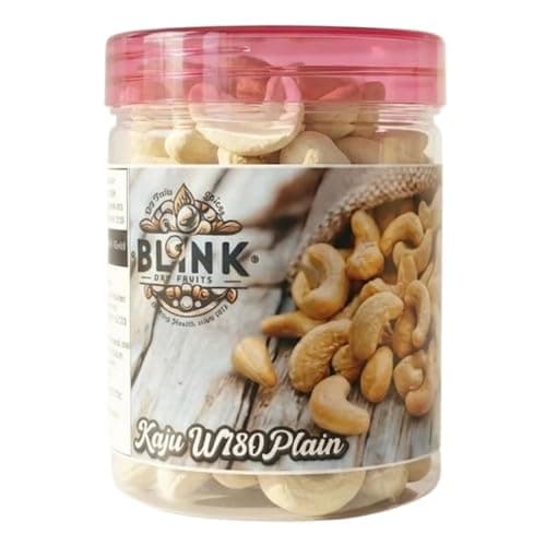 Cashew Nuts W180 Plain Kaju 250g Jar | Whole Cashews for Sweets, Desserts, Roasting and Savoury Recipes
