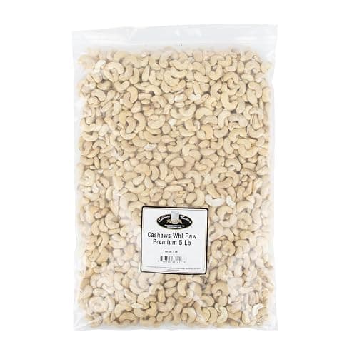 Culinary Master Premium Cashews Whole Raw, 5 lb, 1 Pack