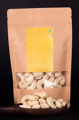 Dry fruit Brand Nuts Cashew Premium, Kaju, Goa Cashew,Packed with Healthy Fats, Proteins & Fiber - The Ultimate Snack for Your Daily Cravings - 200 gm