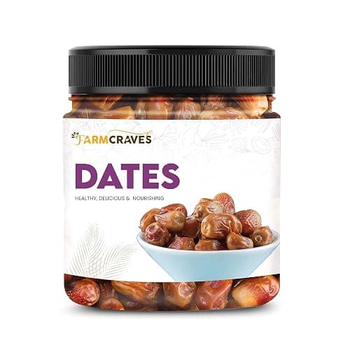 FARMCRAVES Premium Whole Omani Dates | 100 g | Healthy Dry Fruit Snack