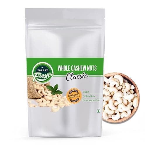 Forest Fresh Cashew Nuts (Kaju) W320-900g - Super Value Pack - Dry Fruits & Nuts