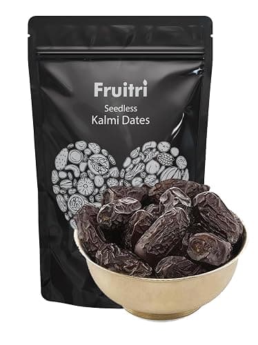 Fruitri Seedless Premium Kalmi Dates 1Kg (Khajur/Khajoor) 100% Natural khajur No Added Sugar