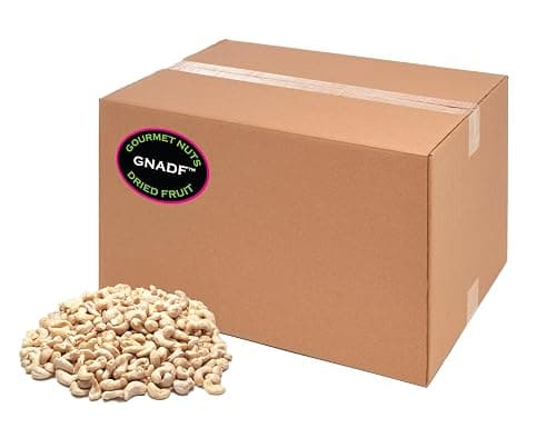 GNADF | Raw Whole Cashews | Available in 5, 10, 25 Lb. sizes | Gourmet Nuts And Dried Fruit | (5 lbs)