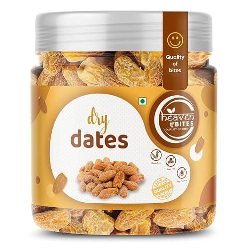 Heaven Bites Dry Dates 1000 GM | Sukha Khajoor | Chuara | Kharik | Fresh, Pure & Natural Dry Fruits 1kg
