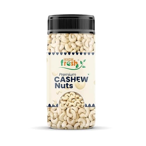 HighFresh Premium Cashew Nuts 1KG | Dry Fruits and Nuts Plain Cashews | 100% Unpolished | Crunchy & Fresh | Rich in Protein, Magnesium & Phosphorus Perfect for Gifting