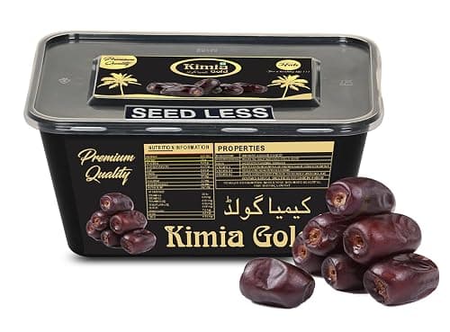 Ifah Kimia Gold Seedless Dates 500gm | Highly Nutritious | Best for Kids & Adults | So Soft Fresh & Juicy