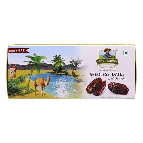 JEWEL FARMER Seedless Dates, 400gms
