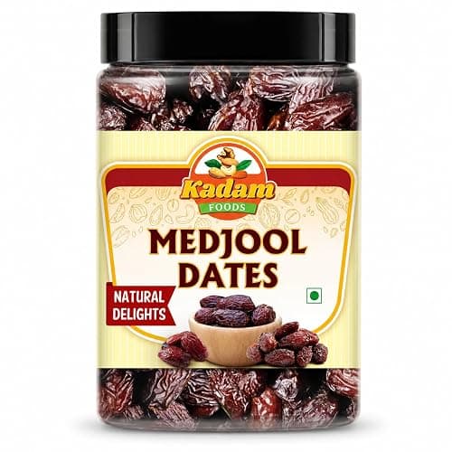 Kadam Foods Medjool Dates, Natural Delights (1Kg)