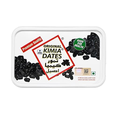Kimia Original Mazafati Dates - Pack of 1-400gm | Juicy & Delicious Khajoor | Perfect for Snacking (Plastic Box)