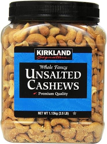 Kirkland Signature Unsalted Cashews, 2.5 Pound, 1 Pack