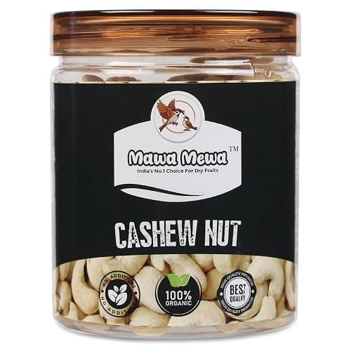 MAWA MEWA Whole Cashew Nuts W240 | Pure Natural Premium Kaju | Whole Cashew Nuts, Dry Fruits, Kaju, Healthy Snacks, Cashews, Cashew 200gm, Healthy Dry Fruits, Gluten Free & High Protein | Rich in Magnesium, Copper & Phosphorus (200g)