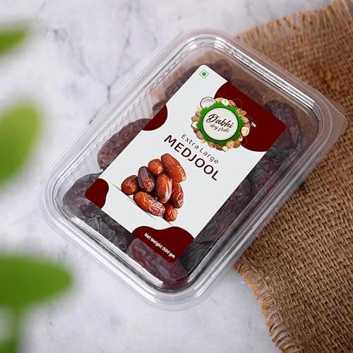 Medjool Dates Pack of 10, 100% Natural No Added Sugar (500)