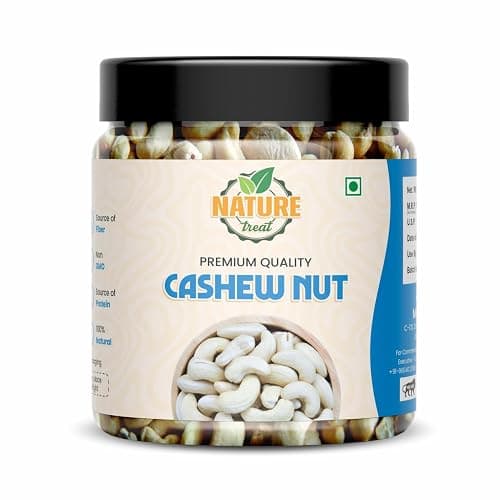 Nature Treat Premium Whole Cashews Superfood (Big Size Kaju), 1kg | Crunchy & Fresh Whole Cashew Nuts | Rich in Protein, Magnesium & Phosphorus | Healthy Snack for Everyday Use