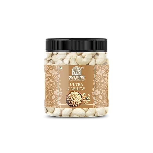 Nothing After Nuts; Pure Goodness Nothing More 100% Natural Premium Whole Cashews W180 Grade,500gm Value Pack,Whole Crunchy Cashew,Premium Kaju nuts,Nutritious & Delicious,Gluten Free & High Protein