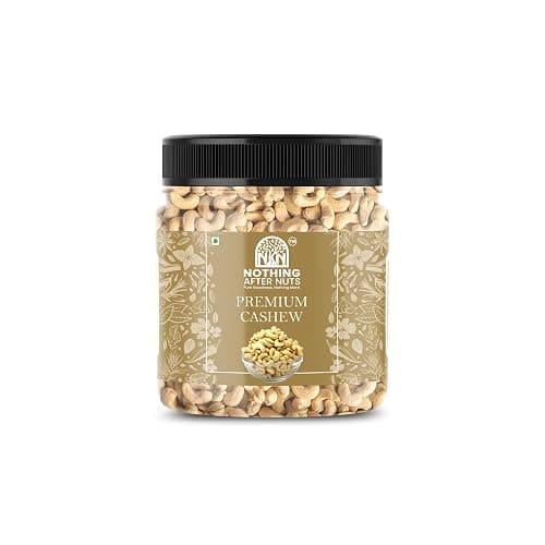 Nothing After Nuts; Pure Goodness Nothing More 100% Natural Whole Premium Cashew Nuts 500gm, W180 Grade,Dry Fruits