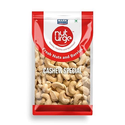 NUT URGE Cashew (320 grade) Spl 250g | Delicious Cashews | Nutty Goodness | Wholesome Cashew Delight | Rich in Magnesium | Good Source of Calcium Potassium | Fiber Rich I Kaju I Kaju whole