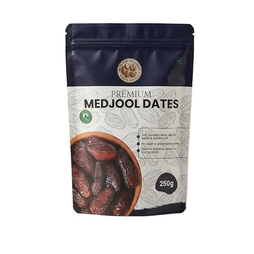 Nuts for Wellness –Premium Medjool Dates – Soft, Juicy & Naturally Sweet| 500g | 250g | 100g (Medium - 250g)