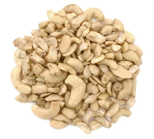 Organic Raw Cashews - Halves and Pieces -Non-GMO, No shell, Bulk (5 LB)