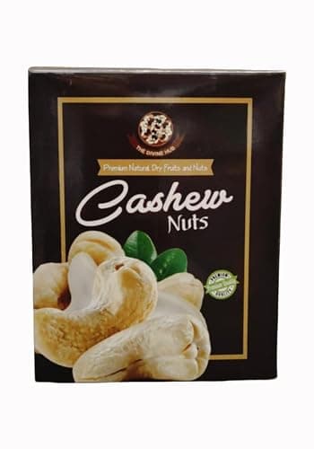 Premium Kaju Natural Whole Cashews, Unsalted Cashew Nuts, Dry Fruits Healthy Snacks, Crunchy Nuts (500 g) W320