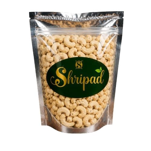 Premium W180 Whole Cashew Nuts (Kaju) | Value Grade Cashews | Fresh and Crunchy Dry Fruits | Rich in Protein, Healthy Fats and Essential Nutrients | Ideal for Snacking, Cooking, Baking and Daily Use (1Kg)