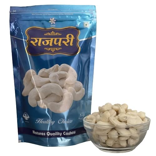 RajPari Premium Whole Cashew Nuts ( Kaju ) (HeeraGold (W180), 250 gram)