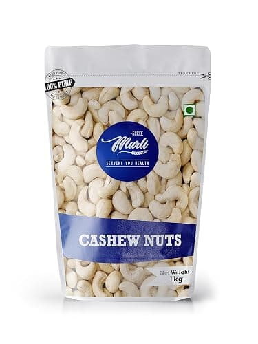 Shree Murli Cashew Nuts ,1kg (250g x 4)