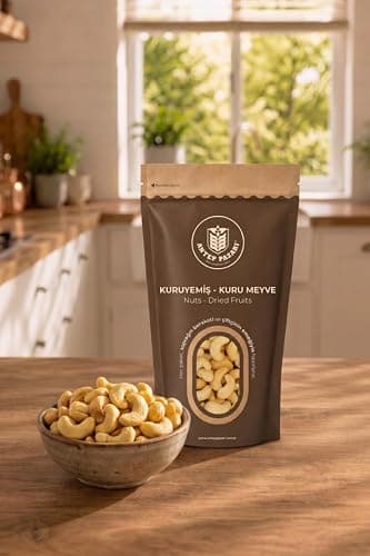 Unsalted Roasted Cashews - 200g Bag - W240 Caliber, Large Kernels - Oven Roasted with Added Oil - Snack - Product of Vietnam