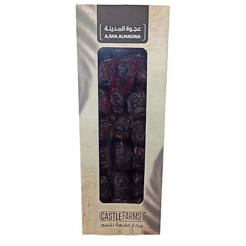 AJWA ALMADINA Dates - Premium Quality Saudi Arabian - Naturally Sweet & Soft - Halal - Fresh and Dried - Perfect for Ramadan - Healthy Lifestyle - 800g