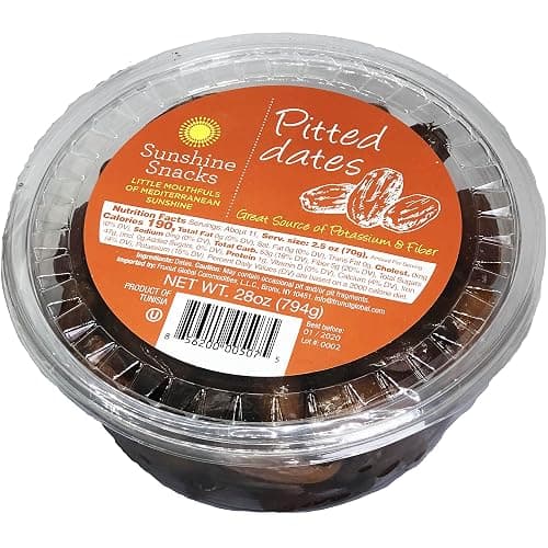 Fresh Sunshine Snacks Gluten Free Pitted Seedless Dates 28oz