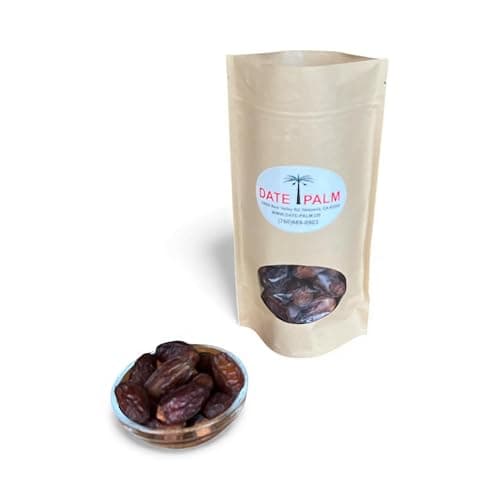 Medjool Dates Grown in California All Natural Contains Pits Premium Quality Resealable Bag (1LB Medium)