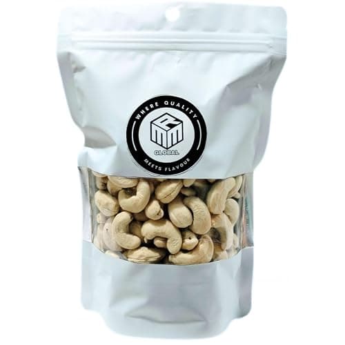 MMR GLOBAL Jumbo Cashew Nuts W180 1Kg,Dry Fruit,100% Natural,(500 Gms X2)