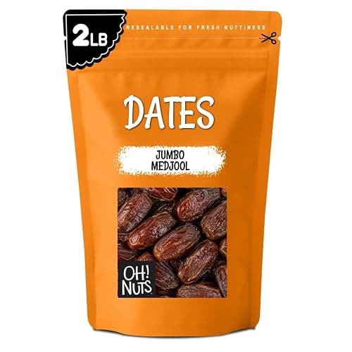 Oh! Nuts Medjool Dates Pitted, Dried Dates, No Sugar Added, 2 lb