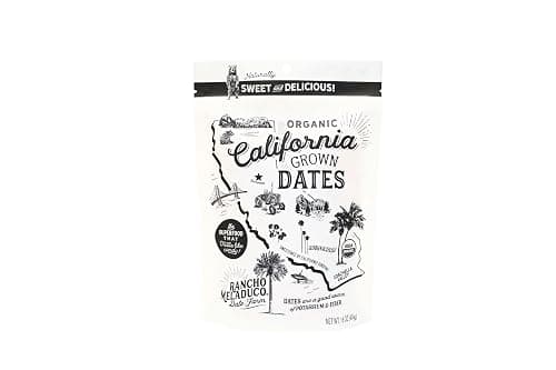 Rancho Meladuco Organic Medjool Dates, 16 oz – Whole California-Grown Dates, Soft & Caramel-Sweet | No Sugar Added Snack for Baking & Smoothies | Seed Inside
