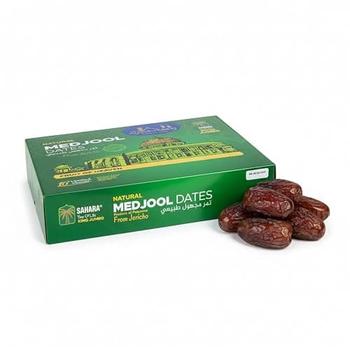 Sahara Gold Medjool Dates from Palestine, 4.4lb, Gluten Free Dried Dates