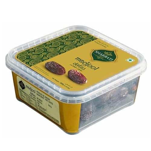 SHARBATI DATES Premium Imported (Mazafati/Bam) Kimia Dates 500gm Pack With Nutritious Dietary Fibre, Multiminerals & Vitamins | Preservative Free | Gluten Free | Date Fruits khajoor | Khajur