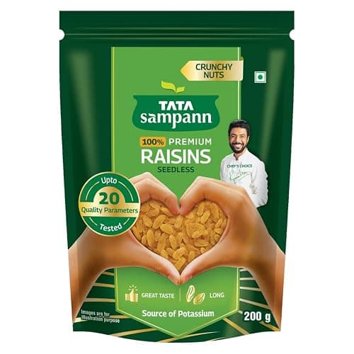 Tata Sampann Premium Royal Arabian Dates/Khajoor, 400g, Rich in Fibre, Naturally Sweet, Naturally Low-Fat Food