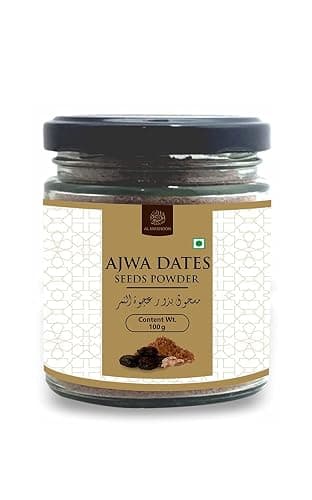 Verem Ajwa Dates Seed Powder/ ajwa gutli Powder 100g ( Pack of 1) / 100% Natural & Pure