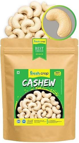W180 Jumbo Cashews 500g | Premium Whole Cashew Nuts | Extra Large King Size Kaju | Natural Raw Cashews | Freshness Lock Pack