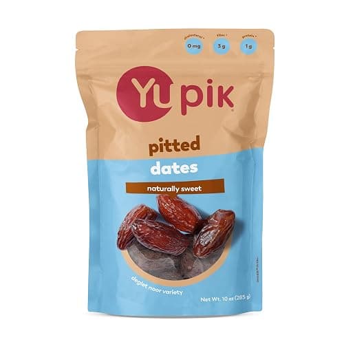 Yupik Pitted Deglet Nour Dates, 10 Oz, Kosher, Gluten-Free, Naturally Sweet Dried Fruits, No Pits, No Sugar Added, No Sulphites, Healthy Snacks